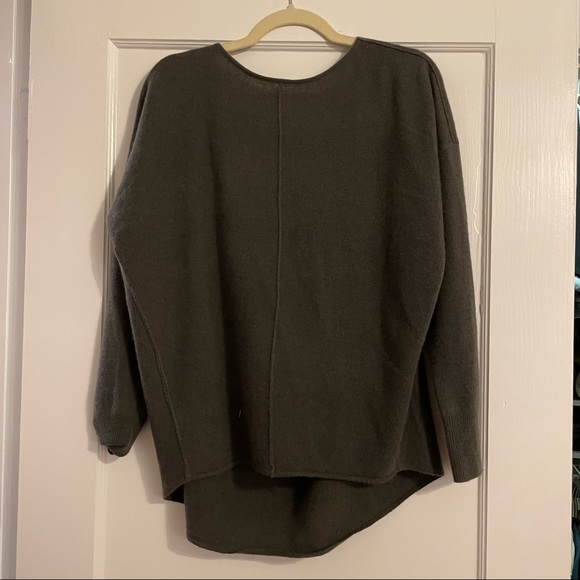 Anthro Reese Saturday Sunday Cashmere Low Back Sweater Tunic - Picture 5 of 11